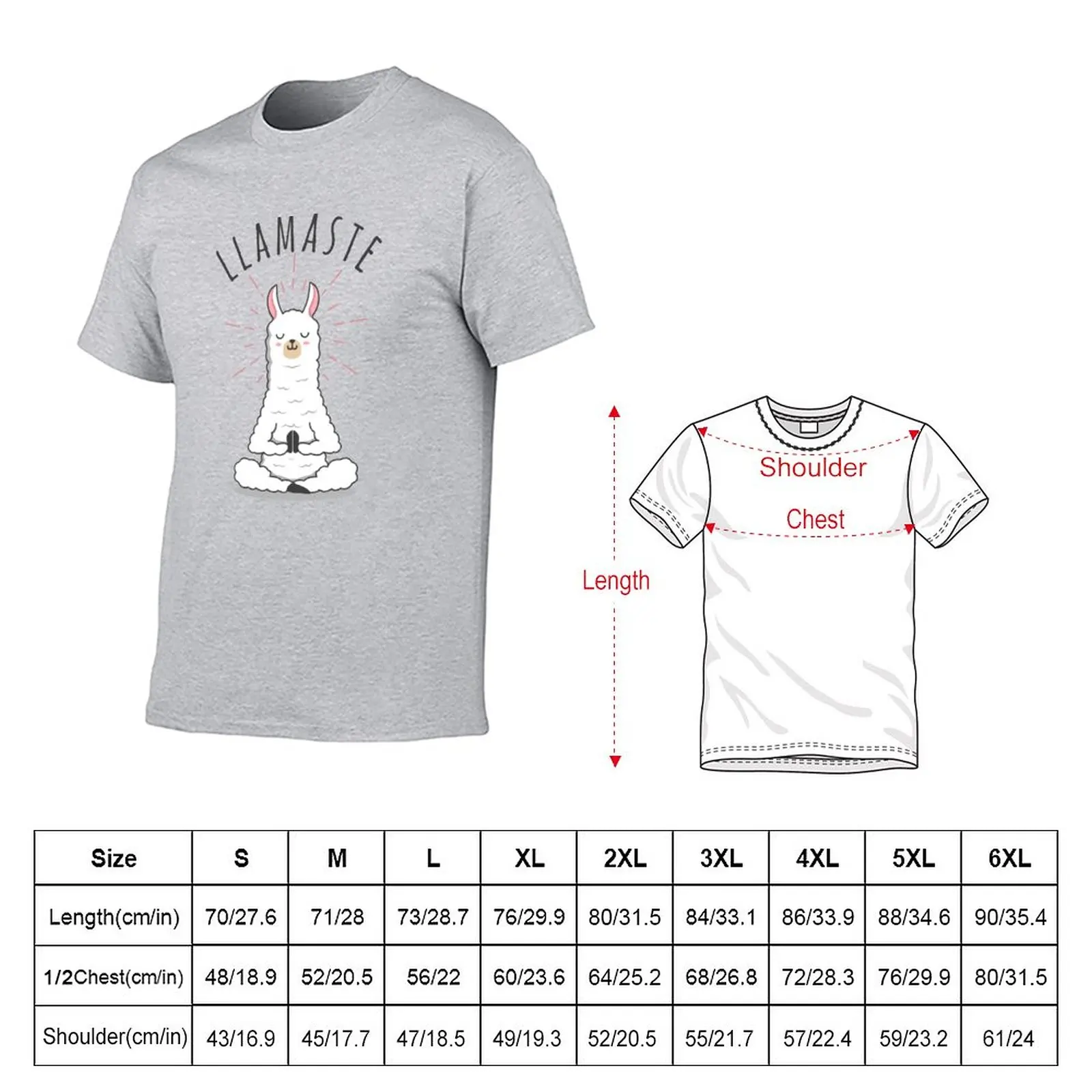 New Llamaste T-Shirt cute tops summer tops vintage t shirt plus size t shirts men clothing