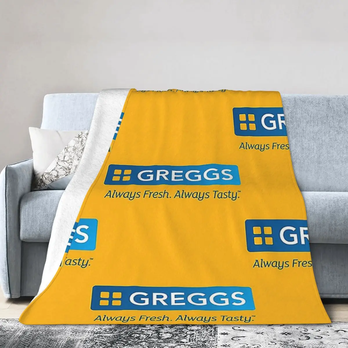 Greggs Resto And Bakery Blankets Soft Warm Flannel Throw Blanket Cover for Bed Living room Picnic Travel Home Sofa