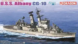 Dragon 7097 1/700 US.Navy Missile Cruiser SU.S.S.Alhany CG-10 MODERN SEA POWER SERIES Model Kit