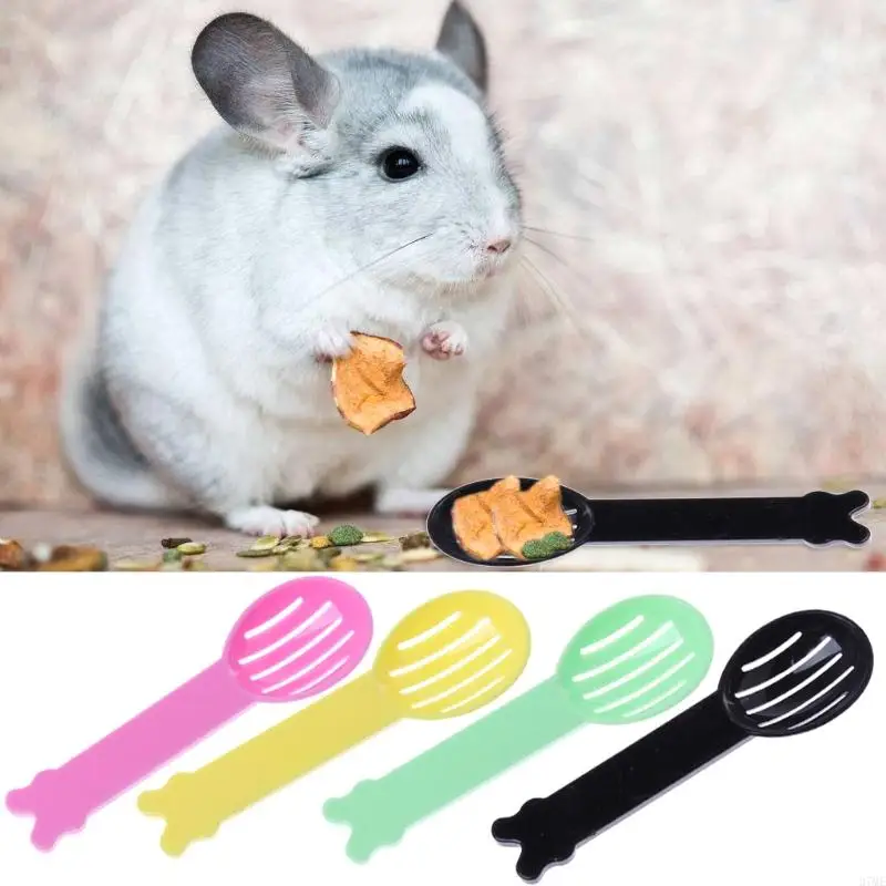 37ME Hamster Cát Muỗng Mini Cho Mèo Xẻng Mini Chuột Lang Cavy Scooper Cho Lồng Nhím Lồng Cleanning