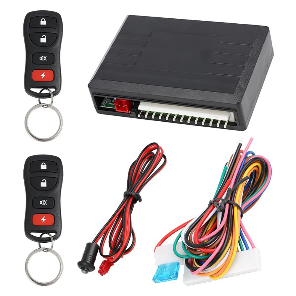

12V Universal Car Keyless Entry System Door Lock Locking Car Remote Central Locking Kit with Car Alarm Systems