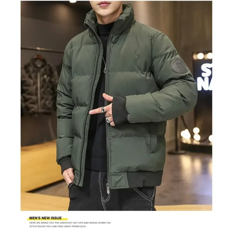 Winter Man Jackets Cotton-padded Parkas Puffer Jacket Men Warm Coats Thick Casual Outwear Streetwear Men's Clothing