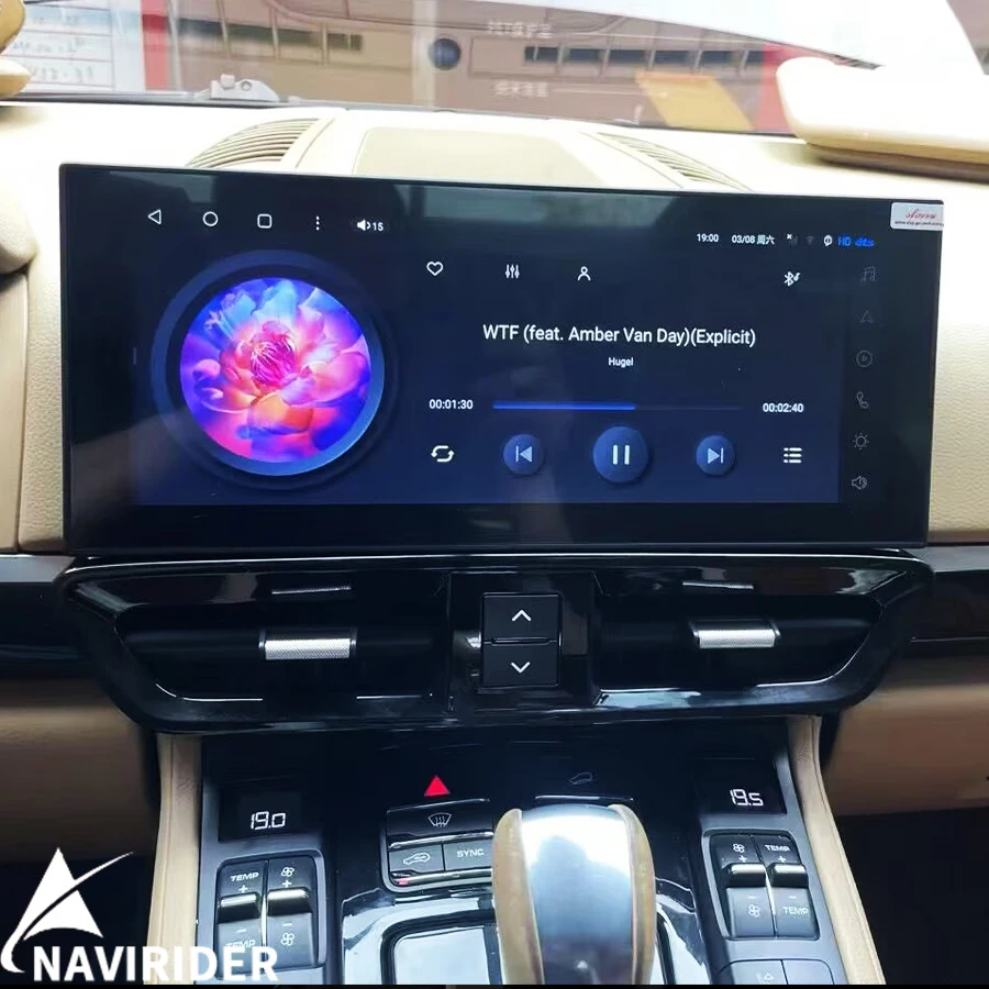 

12,3-дюймовый GPS-навигатор QLED для Porsche Cayenne 2011-2017, Android 15, Carplay, 4G, WIFI, BT, мультимедийный видеоплеер, стереосистема HU