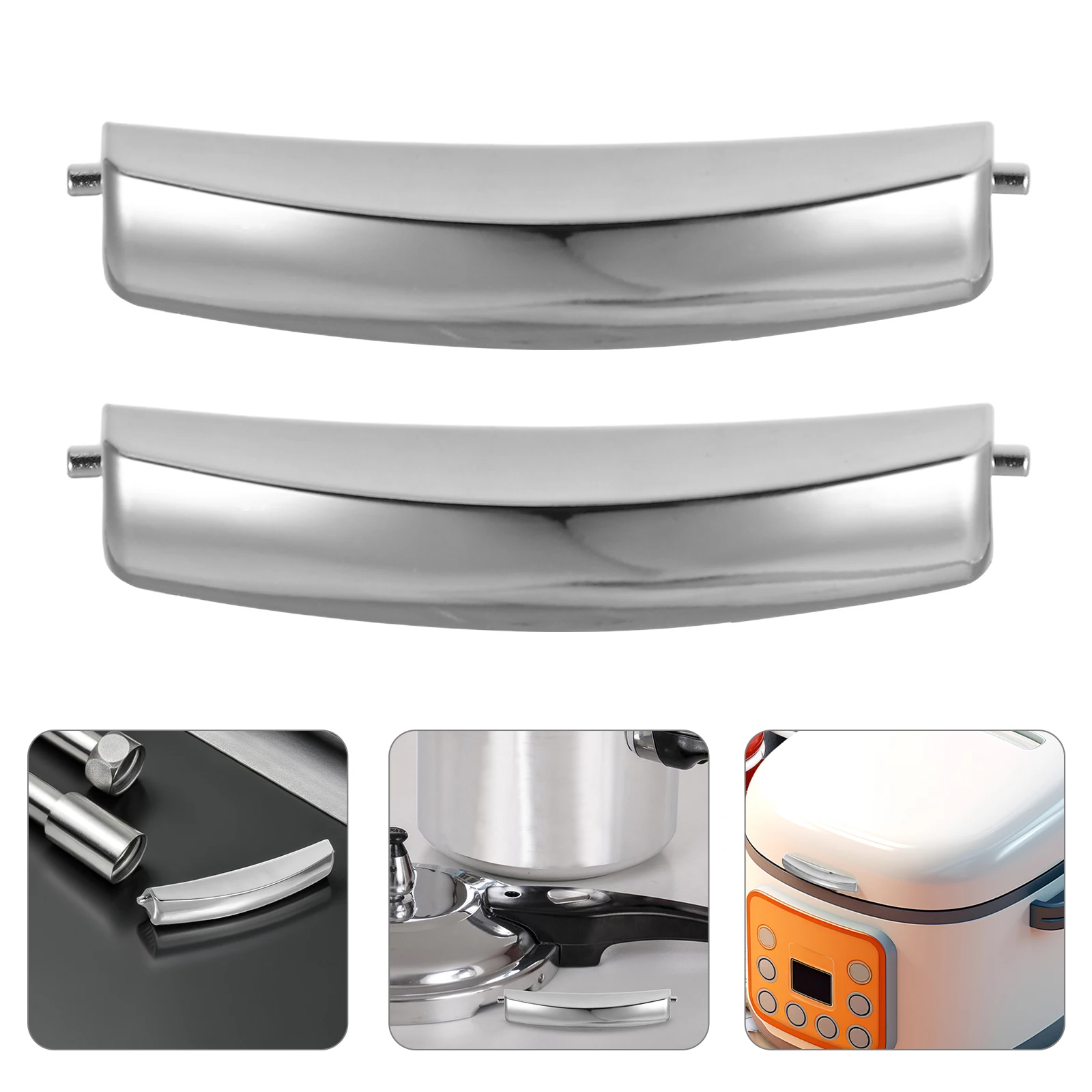 

2 pcs Rice Steel Wire Replacement Lid Button Switch Pressure Cookers Parts for Electric Cooker Parts Slow Cooker