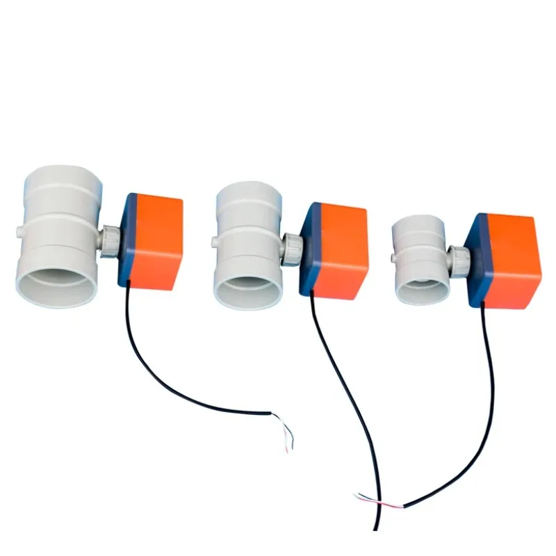 PP electric air air volume control pvc damper switch 50/63/75/90