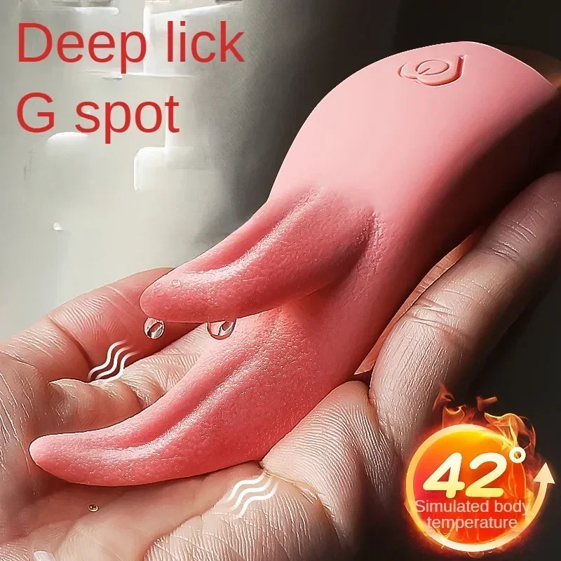 Vibrator Female Tongue Licker G-spot Masturbation Couple Clitoris Vagina Anal Nipple Stimulation Adult Sex Toys Adult Toy Plug