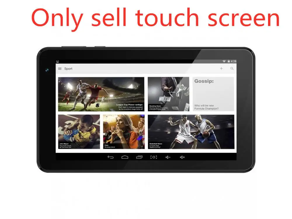 

Black 7 Inch touch screen for SENCOR 7Q105 Capacitive touch screen panel repair replacement parts