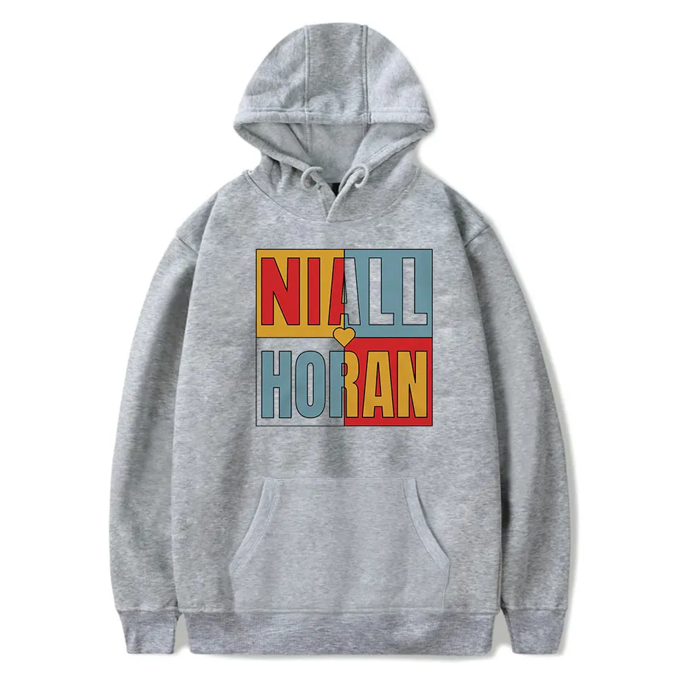 

Niall Horan Niall Colour Block logo Rapper Pullover Hoodie Men and Women Harajuku Style Hip-hop Sweatshirt Spring and Autumn