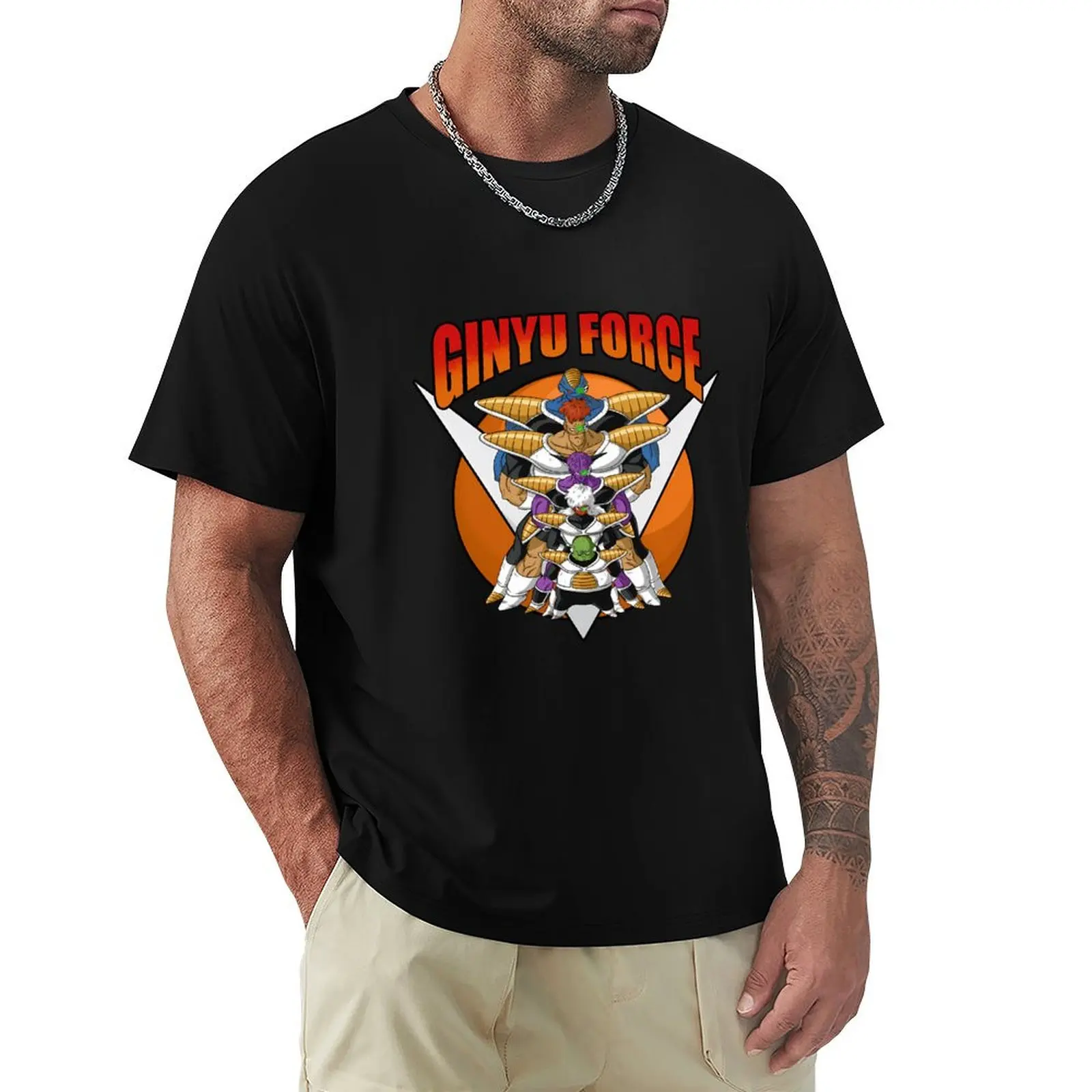

Ginyu Force Squad T-Shirt Funny t-shirt anime slim fit t shirts for men