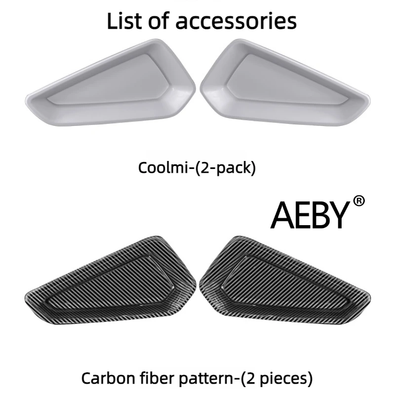 AEBY para BYD Atto 2 Smart Driving Edition 2024 cubiertas laterales de cargador inalámbrico, Protector antipolvo y antifugas para consola central
