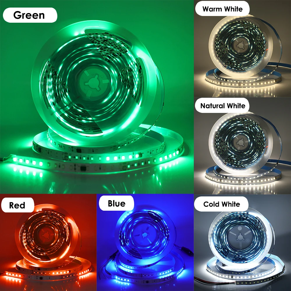 WS2811 2835SMD DC 24V Running Water LED Strip Flowing Light Wireless Controller Flexible Ribbon Lamp 120Leds/M IP20 5M 10M Kit