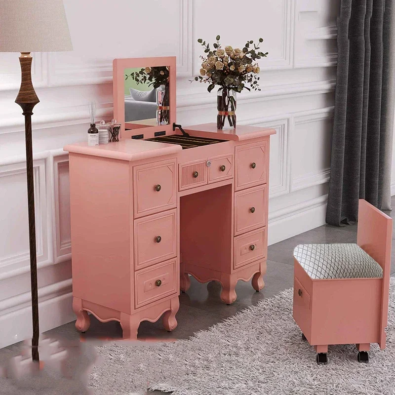 Modern Aesthetic Dresser Vintage Style Stool Wood Dresser Make Up Cabinet Tocador De Maquillaje Mueble Con Espejo Furniture - AliExpress 1503 Modern Aesthetic Dresser Vintage Style Stool Wood Dresser Make Up Cabinet Tocador De Maquillaje Mueble Con Espejo Furniture - AliExpress 1503