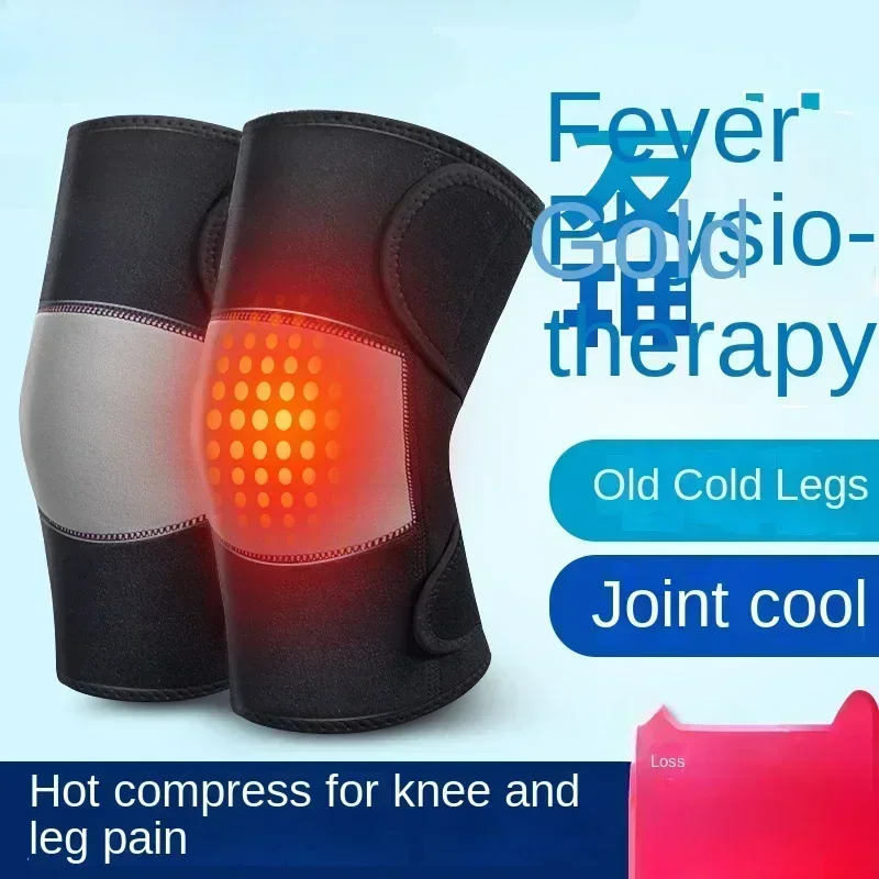 Knee pads to keep warm the old  to heat the elderly self-heating magnetic therapy knee joint hot compress for men and women