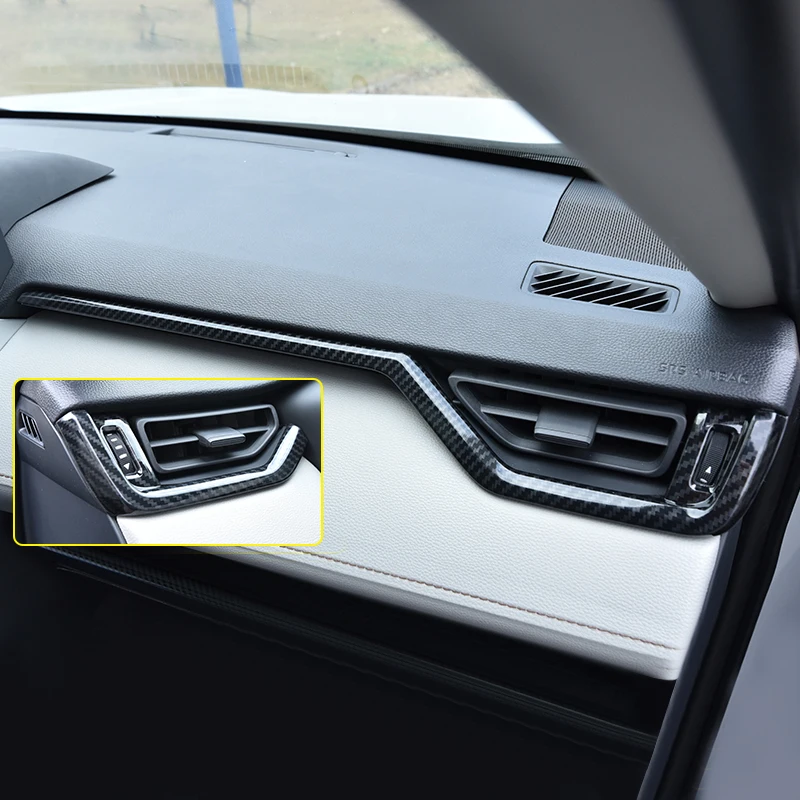 For Toyota RAV4 XA50 2019 2020 2021 2022 2023 2024 2025 Hybrid ABS Car Central Control Dashboard Trim Strip Cover Accessories