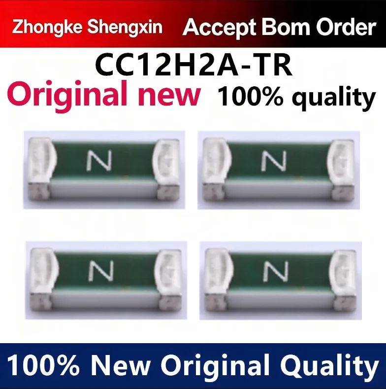 （5pcs-100pcs）Original genuine 1206 patch disposable fuse/fuse tube DC: 63V 2A CC12H2A-TR