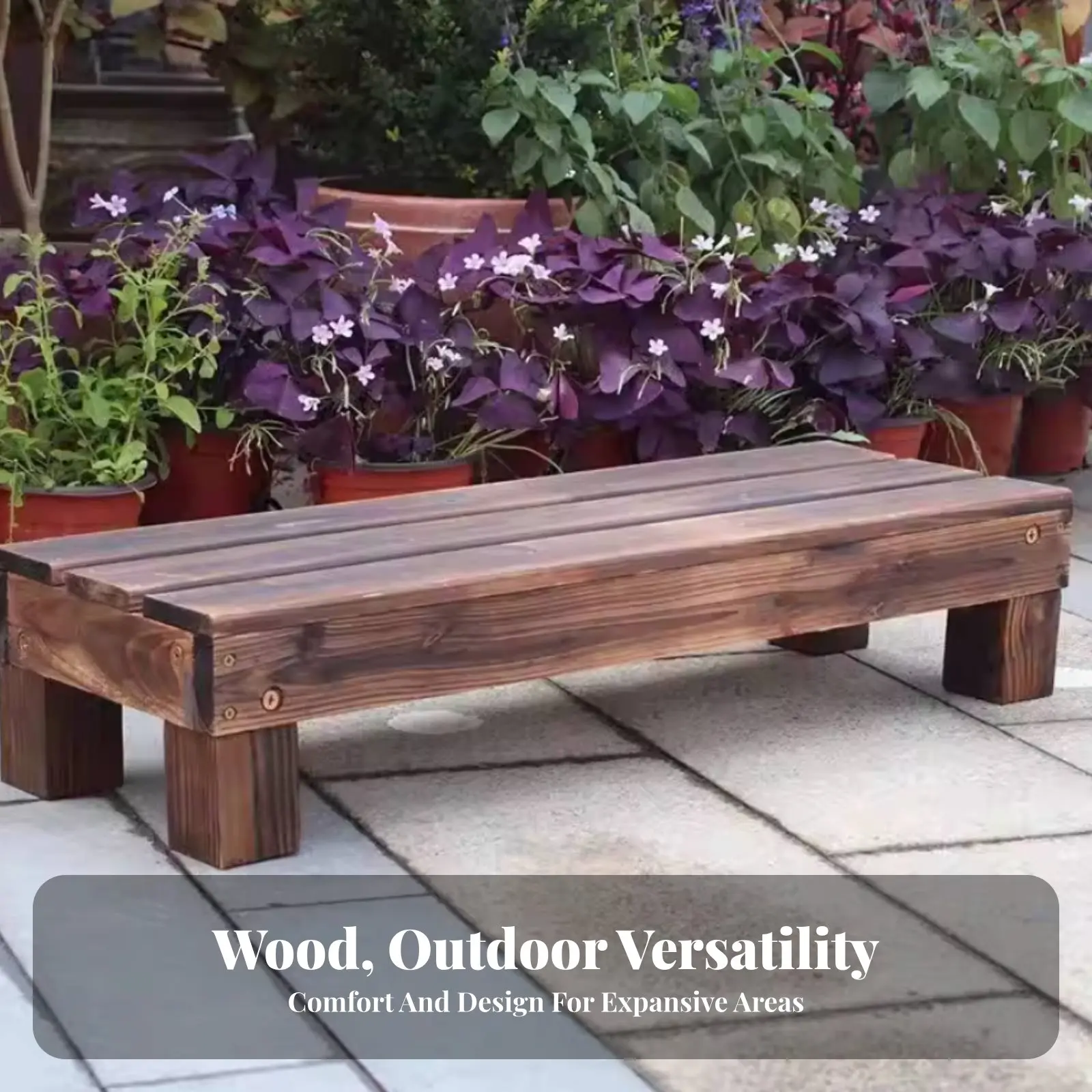 

Деревянная подставка-скамья с перфорацией, устойчивая к погодным условиям, долговечная и прочная, с приподнятым дизайном для садоводов и домохозяйств