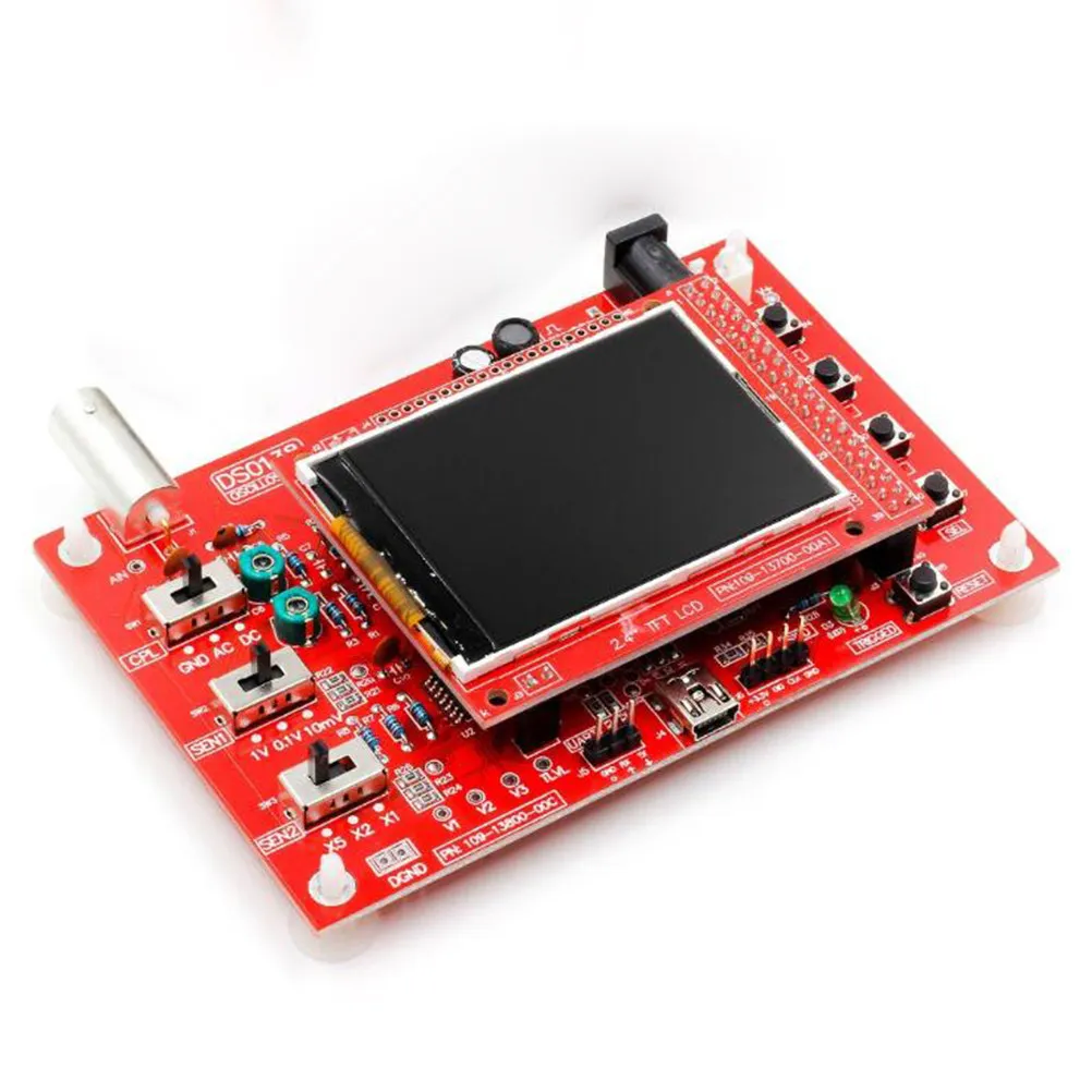 

Digital Oscilloscope Kit 2.4 Inches Tft Processor Portable DIY 138 Oscilloscope Probe Frequency Waveform Analyzer