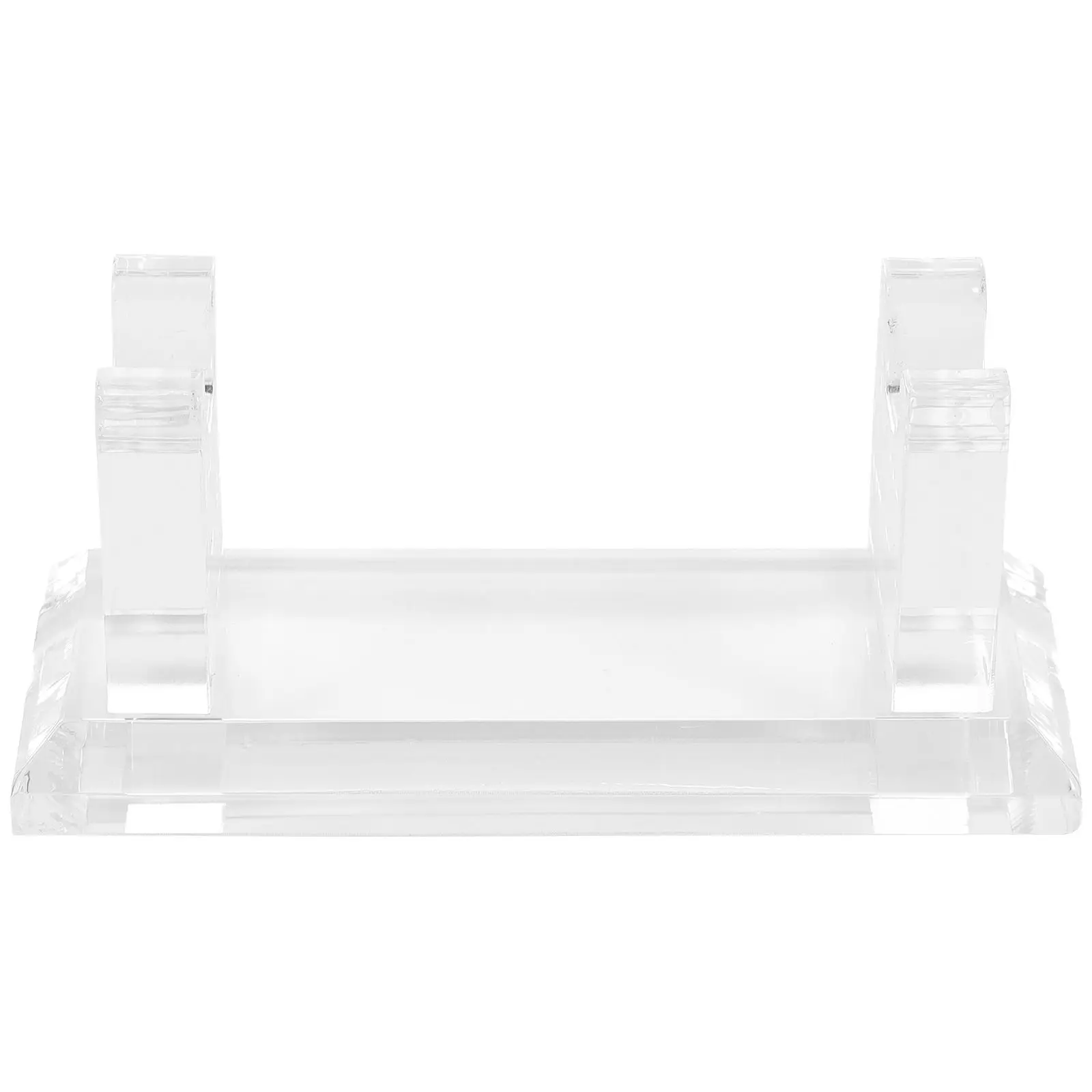 

Acrylic Pen Holder Display Stand Clear Transparent for Pens Pencils Organizers Horizontal Desk Office School Nail Eyebrow