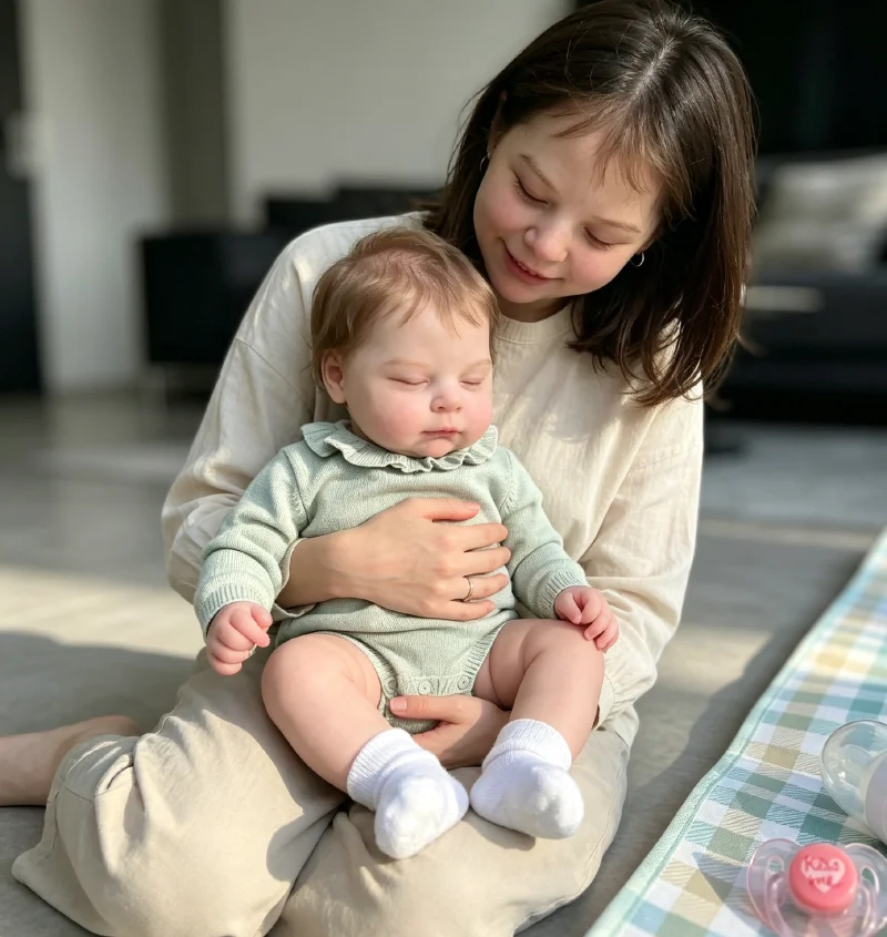 npk-19inch-reborn-peaches-realistic-sleeping-baby-implantation-hair-with-3d-skin-multiple-layers-painting-lifelike-dolls-gift