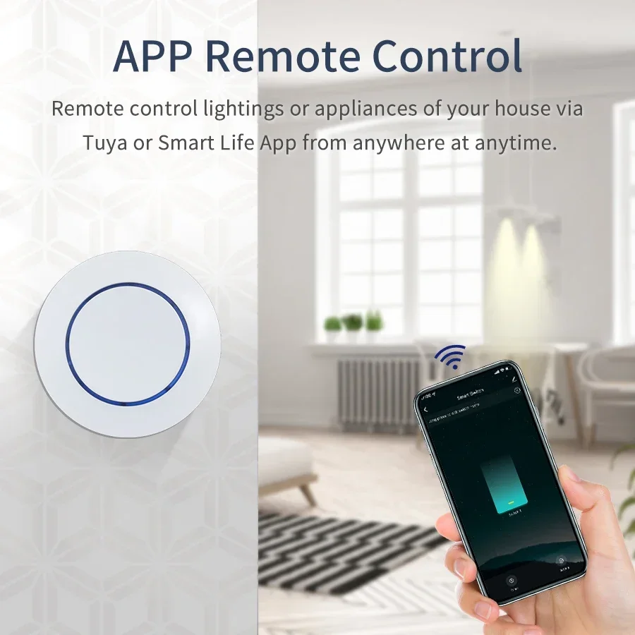 Smart Tuya WiFi Switch 433MHz telecomando Wireless interruttore luce relè Controller controllo vocale funziona con Alexa Google Home