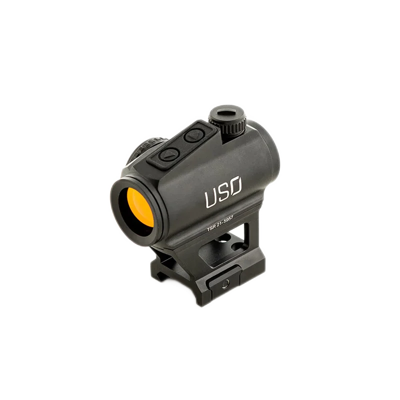 Hunting Glock U.S. Optics TSR-1XRed Dot Sight 5 MOA Dot Reticle 1x BlackUSO Riflescopes Fit Picatinny Mount Scope