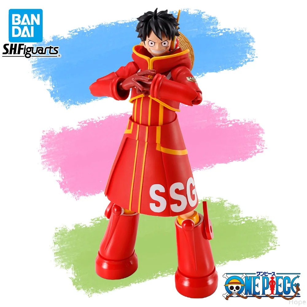 

In Stock Original BANDAI SHFiguarts One Piece Future Island Egghead Monkey D Luffy Figure Anime Action Model Genuine Boxed Toy