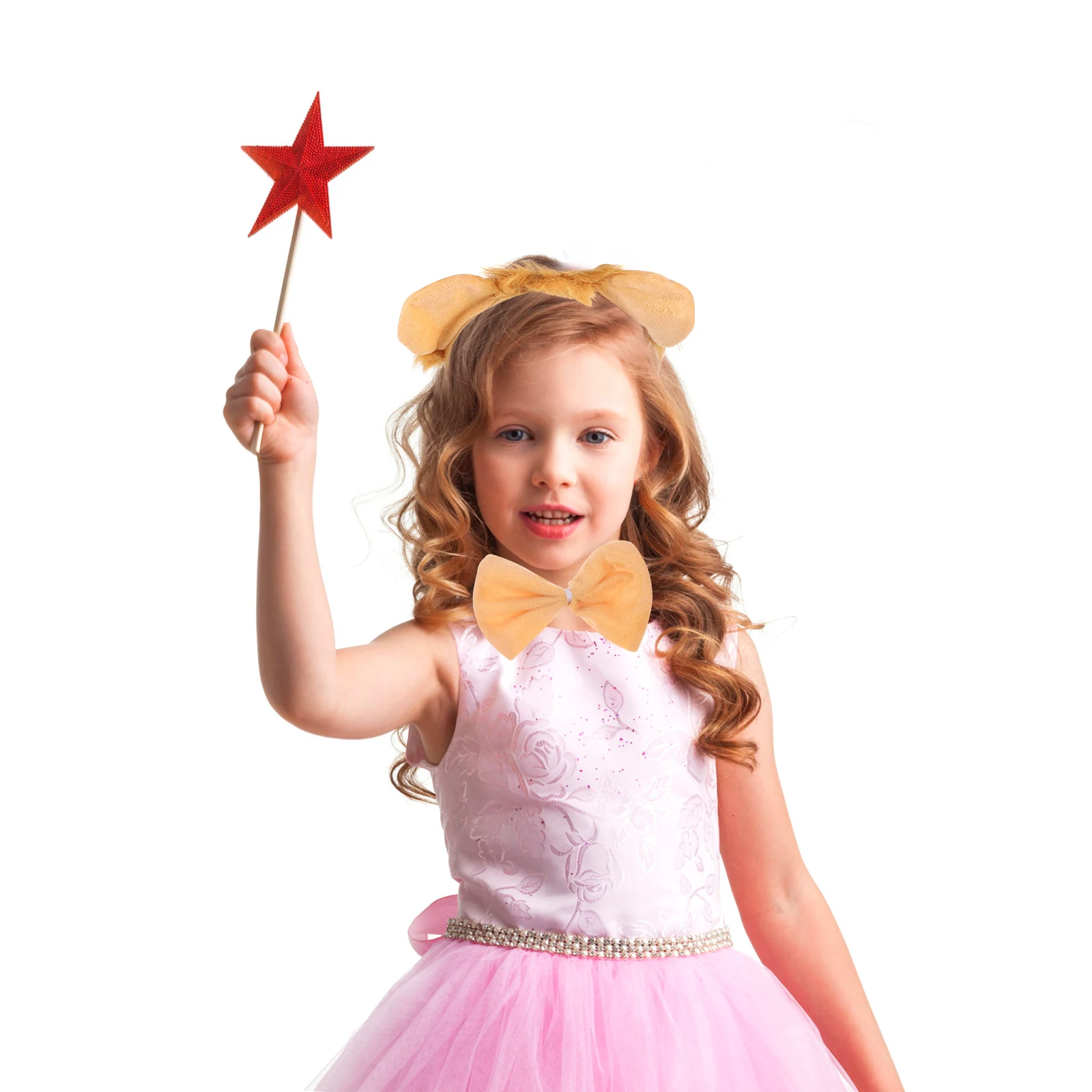 1 conjunto 1 conjunto gravata borboleta cauda traje para crianças festa traje crianças animal cosplay festa de halloween acessórios orelhas gravata borboleta cauda conjunto