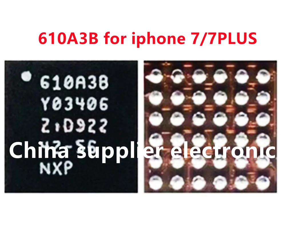 610A3B For iPhone 7G 7Plus 2017 A1822 A1823 2018 A1893 A1954 For iPad Pro 9.7 10.5 12.9 U2 Charger IC 36 pins