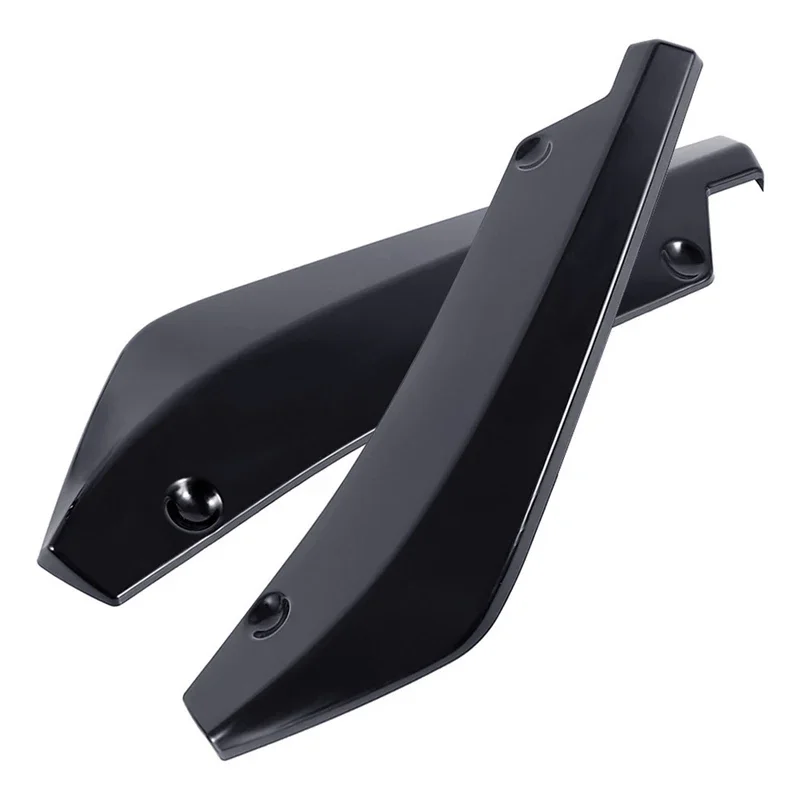 Universal Car Front Rear Bumper Strip Lip Spoiler Diffuser Splitter Scratch Protector Carbon Fiber Winglets Side Skirt Extension