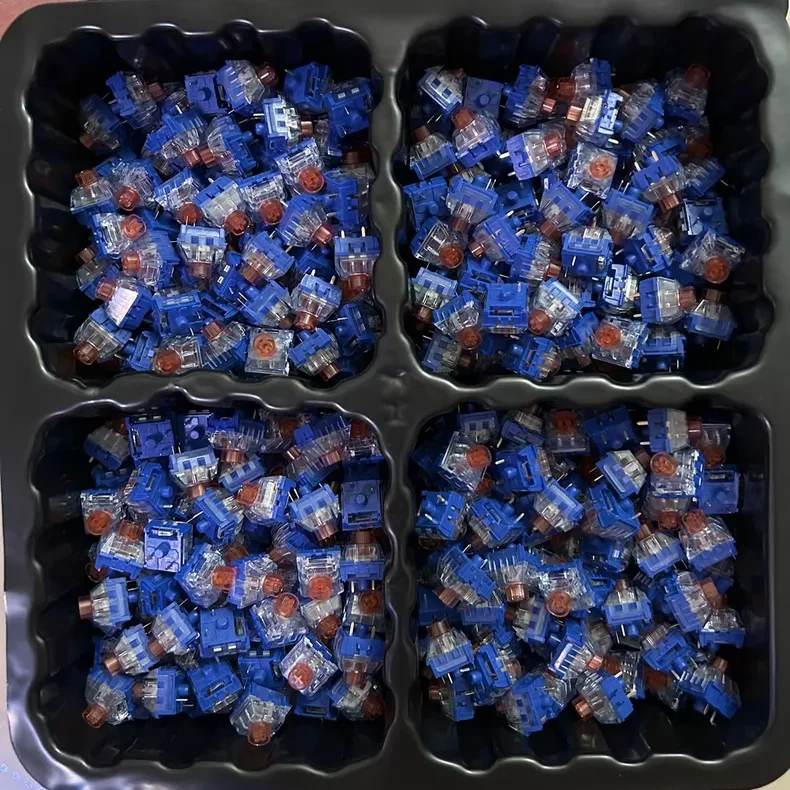 30/60/110pcs Kailh Deep Sea Whale Silent Switches Pink Lonely Island Switch Pro Linear Tactile 60/45g Mechanical Keyboard Switch