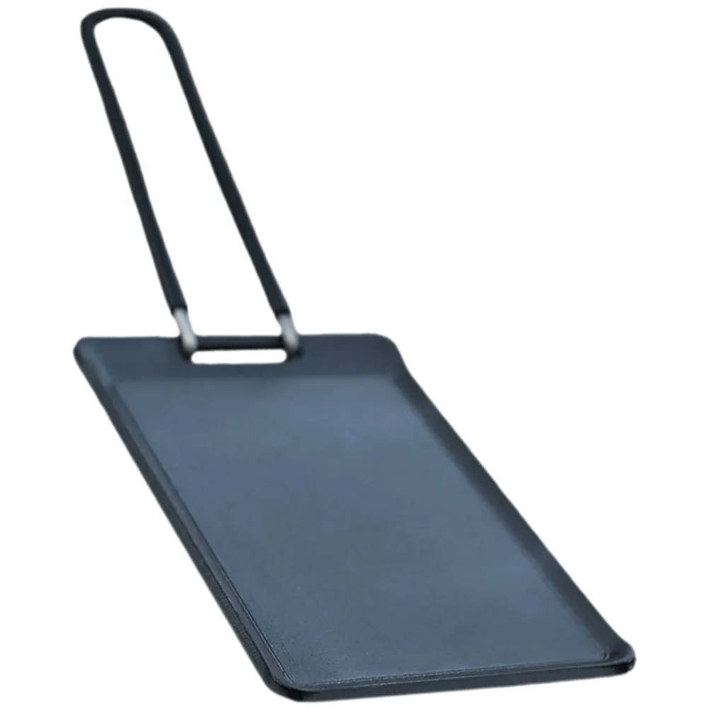 

Iron Grill Pan for Outdoor BBQ Camping Accessories Small Baking Trays Picnic Grilling Vegetables Nonstick Kitchen Tools