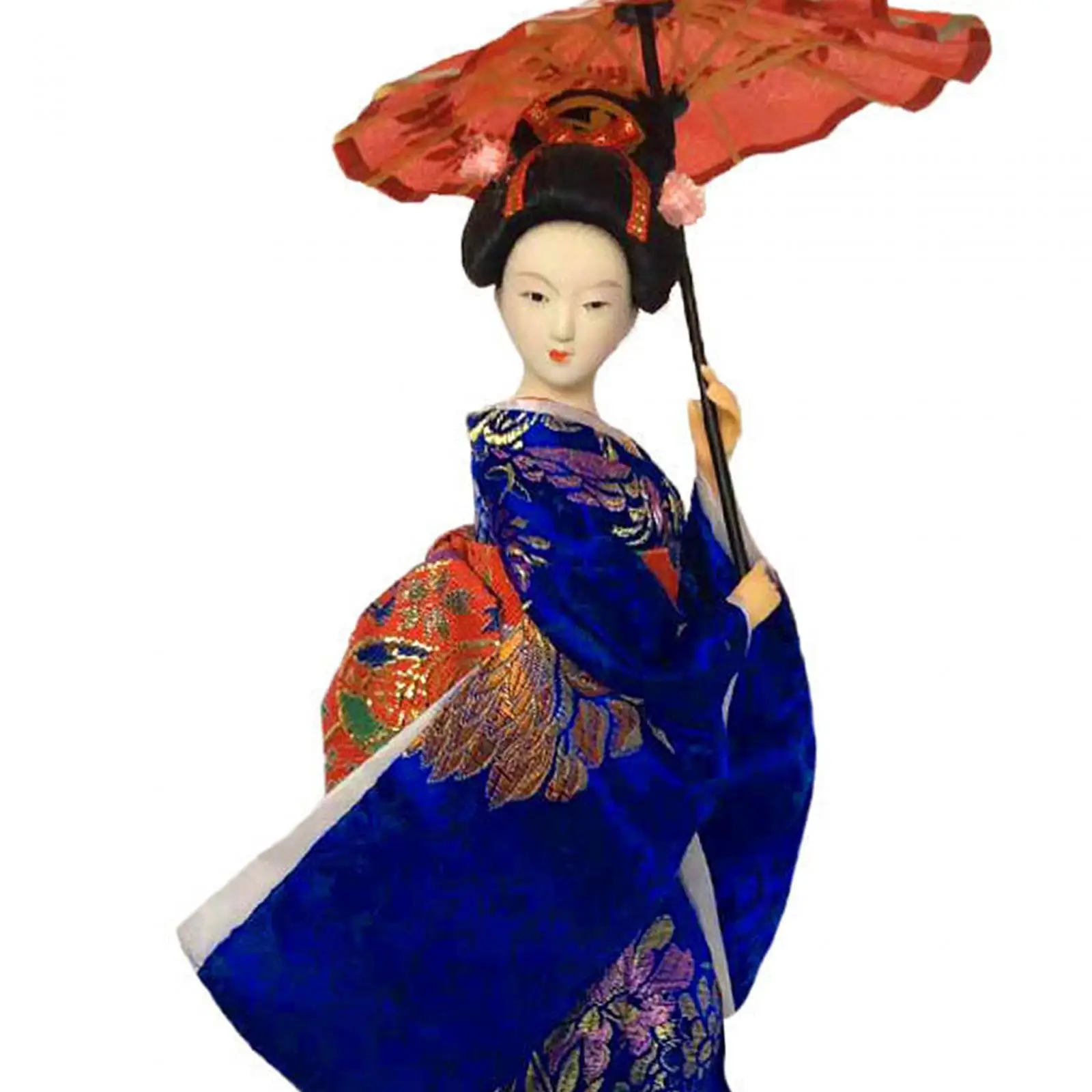Japanese Geisha Kimono Dolls 9 inch Collectible Figurine Ornament Asian Geisha Doll Girl Statue for Table Home Office Decor