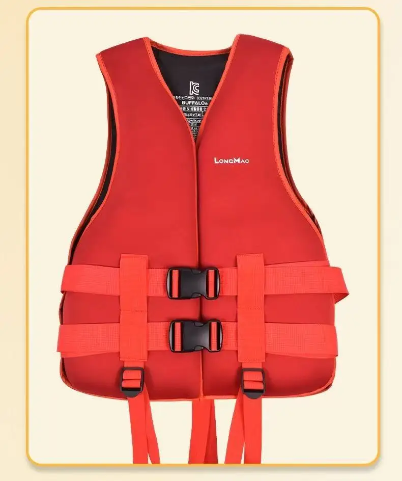 Neoprene Life Jacket for Adult Children New Water Sport Buoyancy Jacket Life Vest Swimming Boating Skiing Driving Vest Drifting