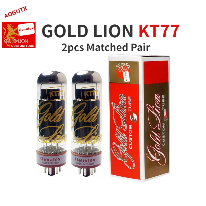 

GOLD LION KT77 Vacuum Tube HIFI Audio Valve Replace KT66 KT88 EL34 6CA7 5881 Electronic Tube Amplifier Kit DIY Matched Aogutx