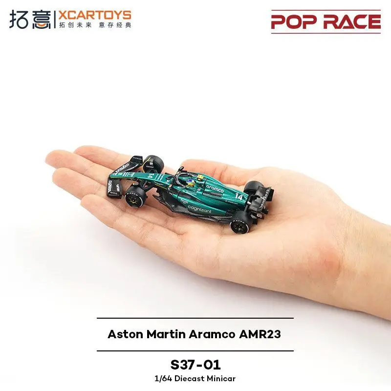 xcartoys-1-64-amr23-f1-modellino-di-auto-da-corsa-in-lega-giocattolo-in-scala-ridotta-oggetto-da-collezione-ornamento-da-esposizione-idea-regalo