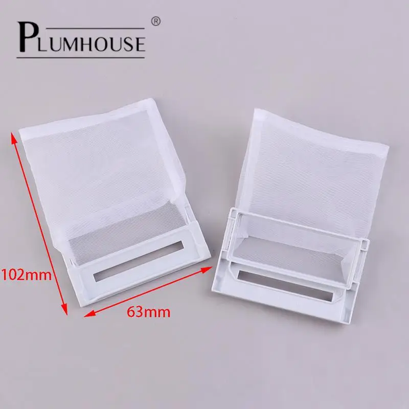 2PCS Filters Washing Machine Lint Filter Mesh For LG Laundry Washer Hair Catcher Mesh Bag Separate The Dirt From Clothes