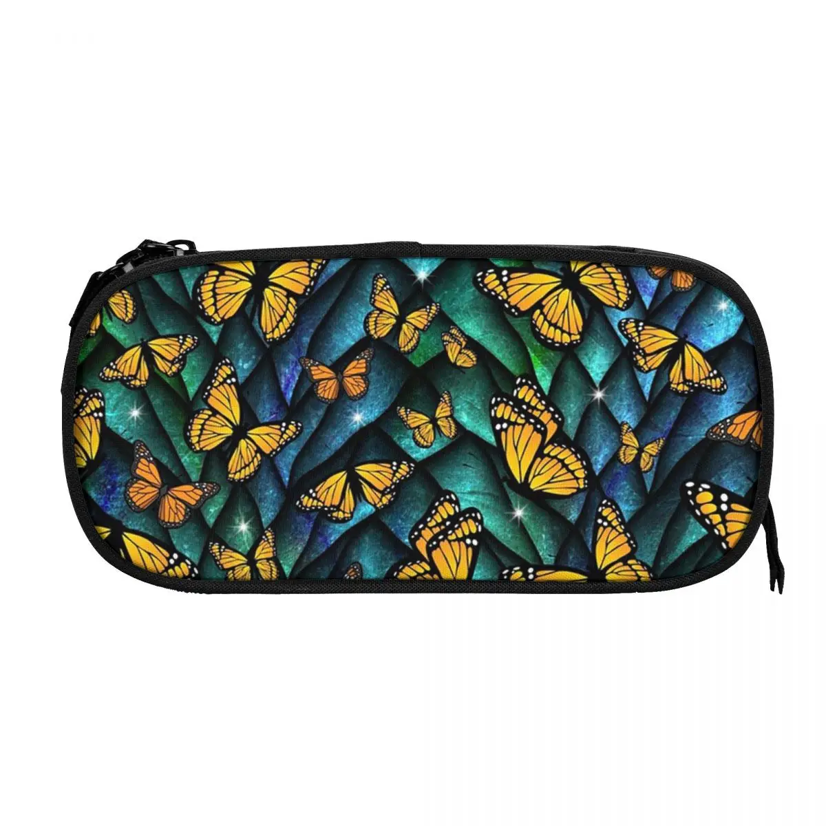 تنين الفراشة الخيالية! حافظات أقلام رصاص لهدايا الطلاب، صندوق أقلام رصاص، حقيبة تخزين كبيرة، حقيبة أقلام رصاص، لوازم مكتبية