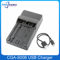 CGA-S006 DMW-BMA7 Battery USB Charger for Panasonic Lumix DMC-FZ7 DMC-FZ30 FZ50 FZ28 FZ18 DMC-FZ8 FZ35 FZ38 CGA-S006E CGR-S006