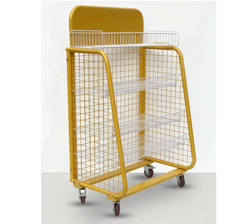 Supermarket Retail Store Snack Rack Biscuits Bread Snack Food Display Rack