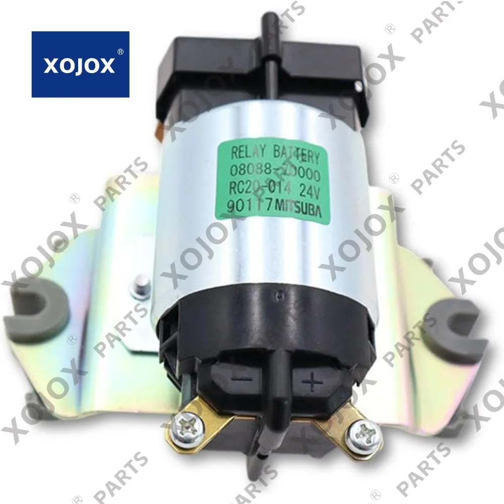 

Реле аккумулятора XOJOX 24 В 08088-70000 421-06-11930 17A-06-11361 Совместимо с экскаватором Komatsu PC200-6 PC300