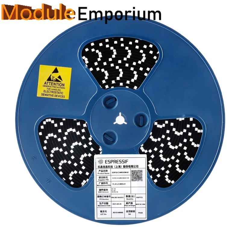 Espressif ESP32 ESP32C3 ESP32-C3-WROOM-02 WIFI BLE5.0 RISCV Singlecore MCU SOC WIFI Module