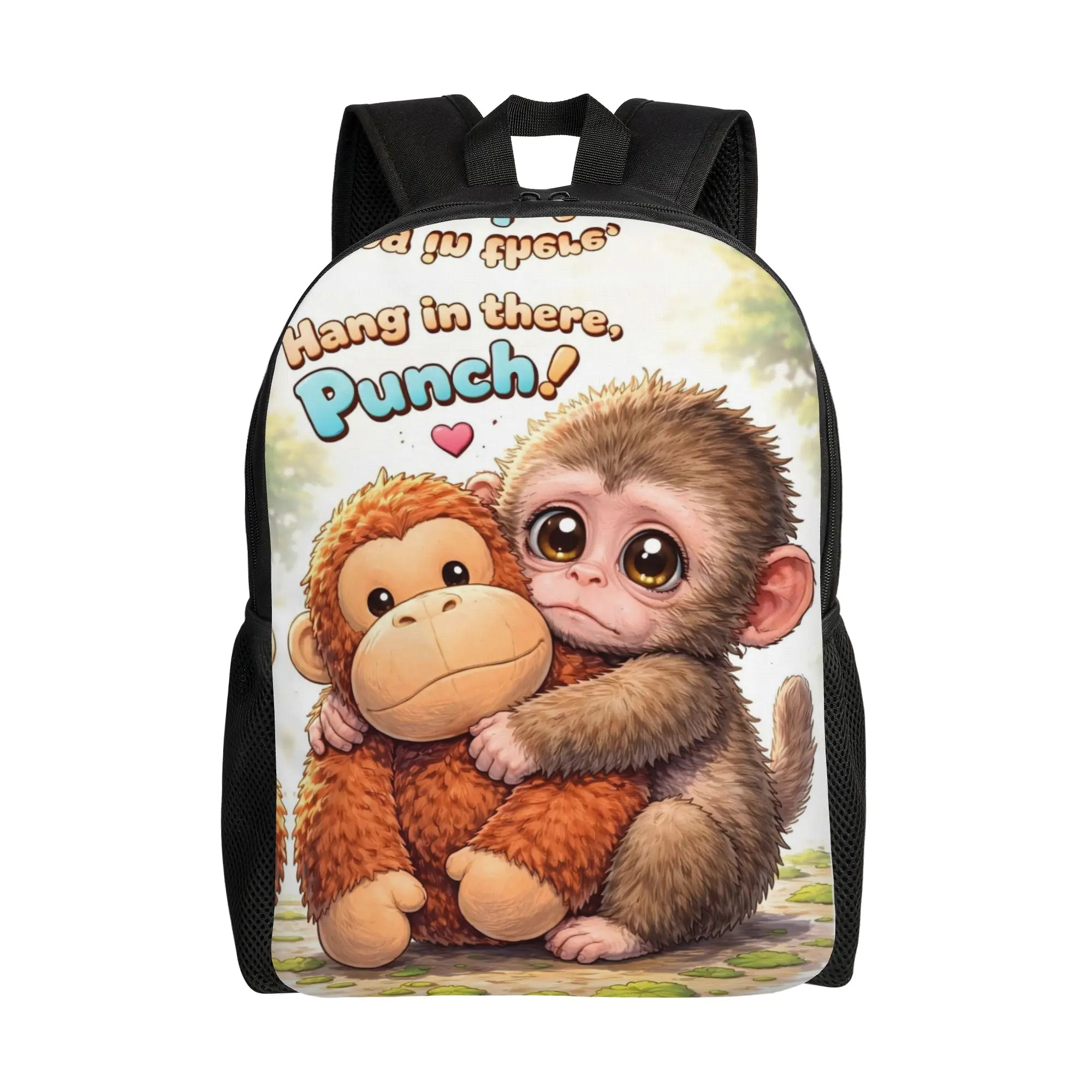 

1Piece Punch Monkey Cute Monkey New School Year Handbag Men Women Adult Backpack