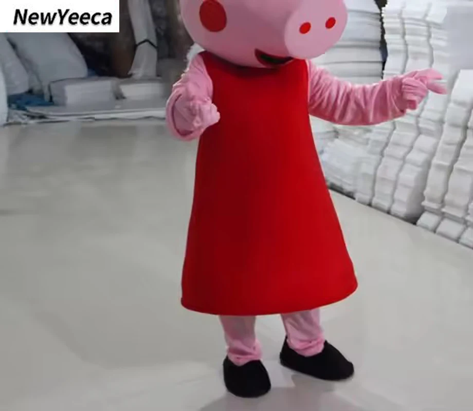 Neues Schweinefamilien-Maskottchen-Kostüm, Anime-Cartoon-Eltern-Kind-Spielkleidung, lustige Karnevalsparty-Cosplay-Performance-Outfits, Geburtstag