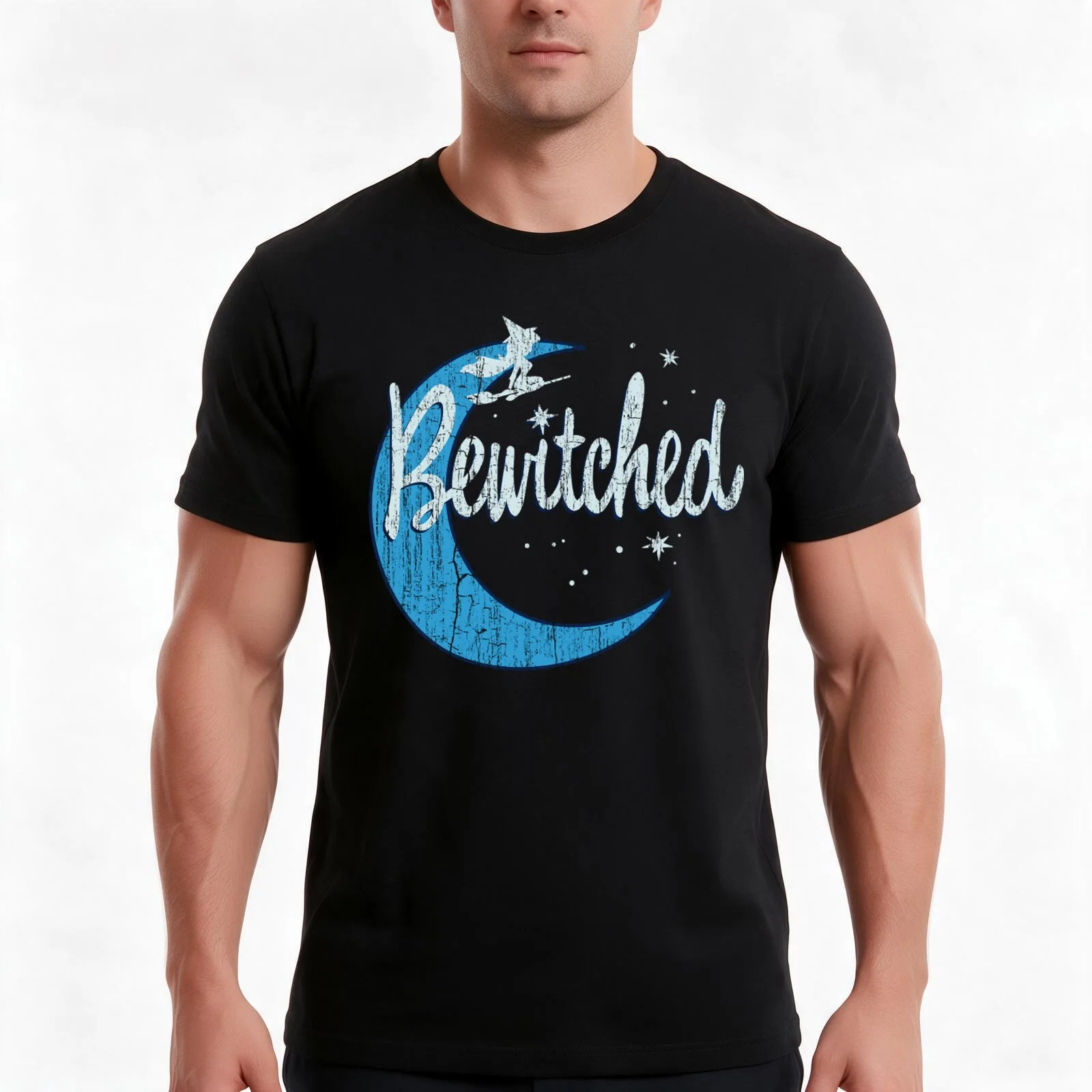 Bewitched 1964 T-Shirt Summer Casual Cotton Tee Oversized Streetwear Tops Vintage Graphic Print Loose Fit Short Sleeve