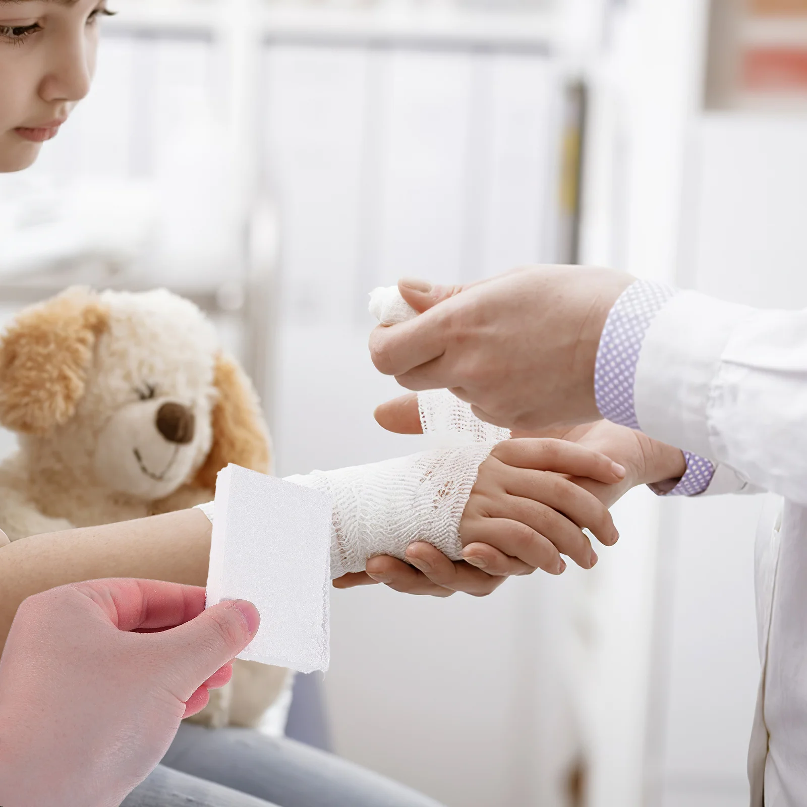 

Fixed Bandage Roll Z-Shaped Design Quick Wound Dressing For Trauma Emergency Survival Outdoor First Aid Kit Supplies