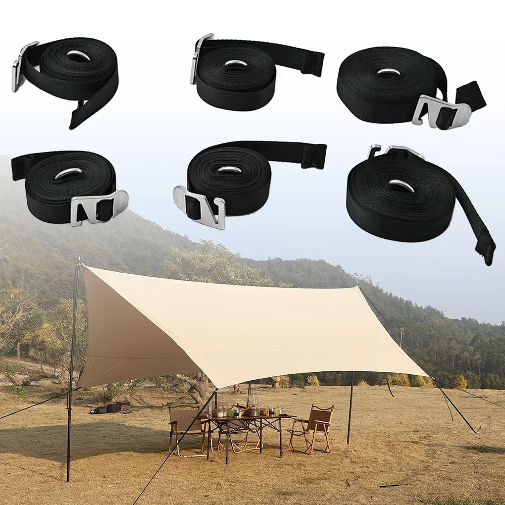 

Ремень для кемпинга, основная 2P, боковая 4P, установка брезента, полный набор, ремень для крепления брезента, веревка