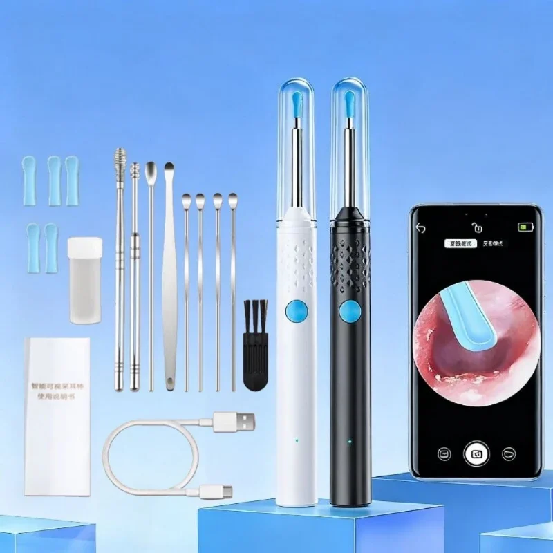 

Ear Wax Removal Tool Camera 9999W HD Camera and 6 LED Lights Ear Cleaner with Camera Endoscope Ear Cleaning kit for Adult
