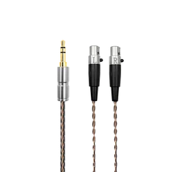 4.4mm balanced Audio Cable For Sennheiser HD 490 PRO (8-core hybrid braided )