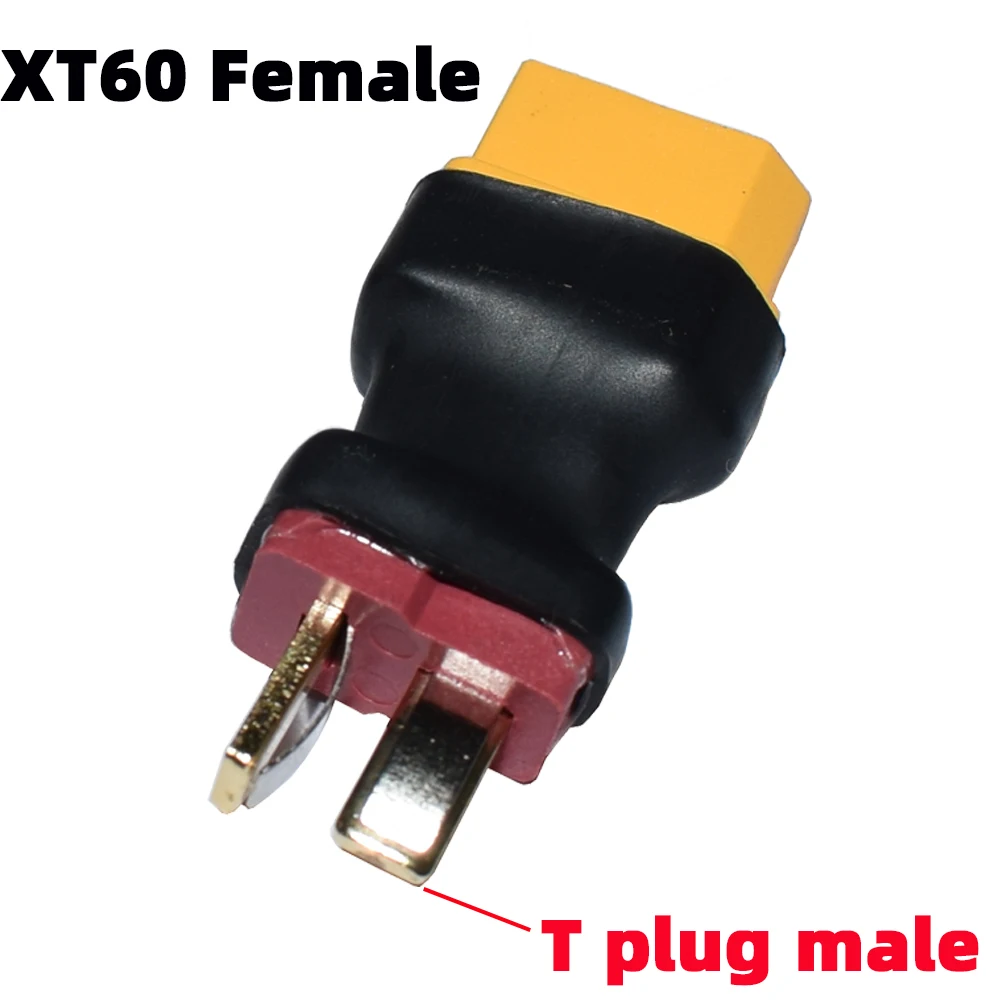 Adaptador de conector Amass 4 piezas XT60, conector hembra a macho, sin cables, batería RC LiPo NiMH, ESC