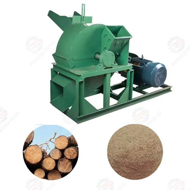 

wood crusher machine hammer mill crusher price wood chipper grinder mobile wood cutting crusher Sawdust making machine